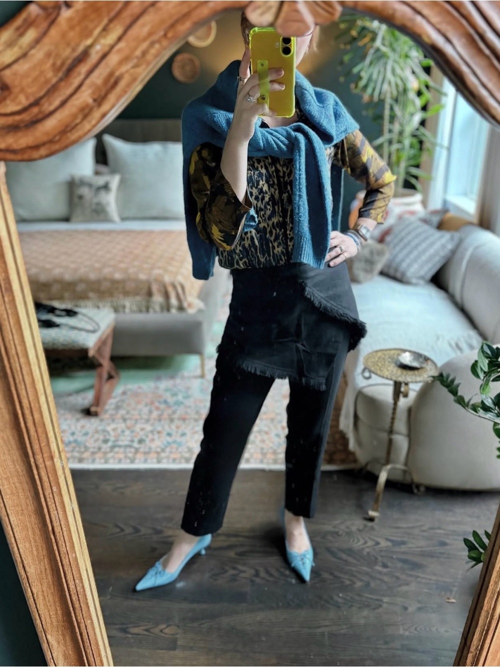 3.1 Phillip Lim Pants with fringe wrap wool size 6
